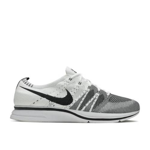 【 NIKE FLYKNIT TRAINER 2017 \u0027OG\u0027 / WHITE BLACK WHITE 】 飛球編み物 調教師 白いこと 白いこと 黒いこと 黒いこと スニーカー メンズ ナイキ