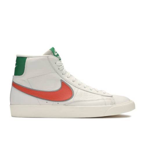 ナイキ Nike ブレイザー ミッド 純白 白人種 青葉 パッティンググリーン Hawkins High スニーカー メンズ Green Nike Stranger Things X Blazer Mid White Cosmic Claypine Nysovenlovin Com