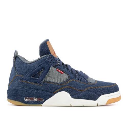 【 AIR JORDAN LEVI'S X JORDAN 4 RETRO 'DENIM' / DENIM DENIM SAIL GAME RED 】 ナイキ デニム ゲーム 赤 レッド エアジョーダン スニーカー メンズ｜スニケス