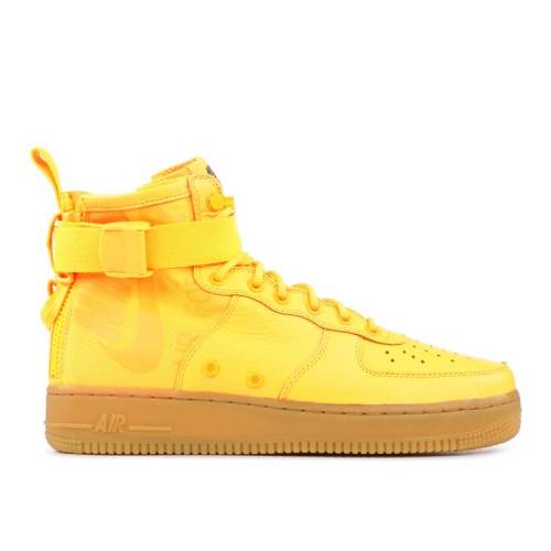 【 NIKE SF AIR FORCE 1 MID OBJ / LASER ORANGE BLACK 】 ミッド レーザー 橙 オレンジ 黒色 ブラック エアフォース スニーカー メンズ ナイキ