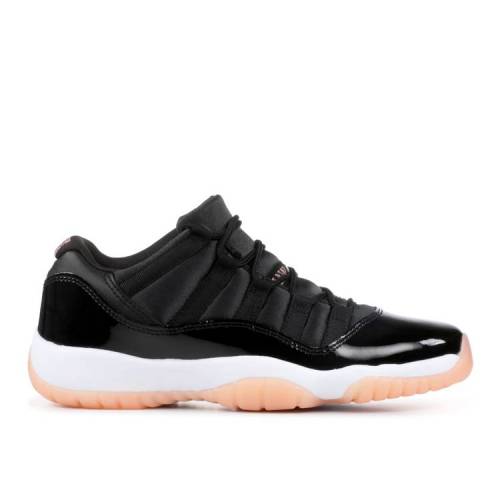 【 AIR JORDAN JORDAN 11 RETRO LOW GG 'BLEACHED CORAL' / BLACK BLEACHED CORAL WHITE 】 ナイキ 黒色 ブラック 白色 ホワイト エアジョーダン スニーカー ジュニア キッズ メンズ|スニケス