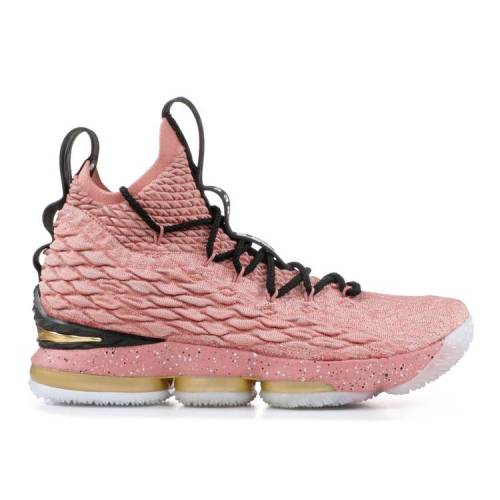 【 NIKE LEBRON 15 'HOLLYWOOD' / RUST PINK METALLIC GOLD BLACK 】 レブロン ピンク ゴールド 黒色 ブラック スニーカー メンズ ナイキ｜スニケス