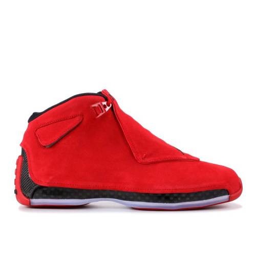 【 AIR JORDAN JORDAN 18 RETRO TORO / GYM RED BLACK 】 ナイキ 赤 レッド 黒色 ブラック エアジョーダン スニーカー メンズ