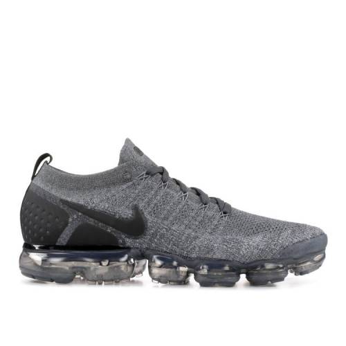 【 NIKE AIR VAPORMAX FLYKNIT 2 'WOLF GREY' / DARK GREY BLACK WOLF GREY 】 フライニット 灰色 グレー 黒色 ブラック エアヴェイパーマックス スニーカー メンズ ナイキ