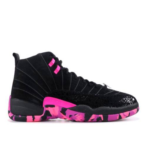 【 AIR JORDAN JORDAN 12 RETRO 'DOERNBECHER' / BLACK HYPER VIOLET PINK BLAST 】 ナイキ 黒色 ブラック 紫 バイオレット ピンク ブラスト エアジョーダン スニーカー メンズ