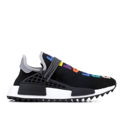 【 ADIDAS PHARRELL X NMD HUMAN RACE TRAIL 'FRIENDS AND FAMILY' / BLACK MULTI COLOR 】 アディダス 黒色 ブラック スニーカー メンズ｜スニケス 396,000円