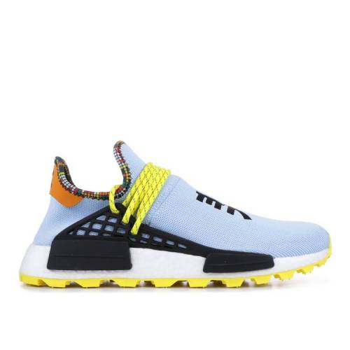 【 ADIDAS PHARRELL X NMD HUMAN RACE \u0027INSPIRATION PACK\u0027 / CLEAR SKY CORE BLACK BOLD ORANGE 】 アディダス 天の原 中核グループ 黒いこと 黒いこと 橙 オレンジ色 スニーカー メンズ