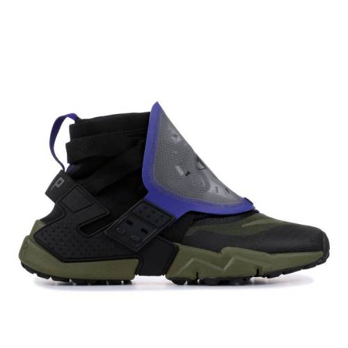 ナイキ Nike 体 ハラチ 涅色 黒奴 オリーブ Black Olive スニーカー メンズ Air Huarache Nike Gripp Qs Black Olive Canvas Electrosdiscounts Com