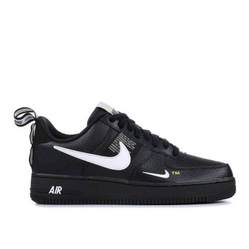 【 NIKE AIR FORCE 1 '07 LV8 'OVERBRANDING' / BLACK WHITE BLACK TOUR YELLOW 】 黒色 ブラック 白色 ホワイト 黄色 イエロー エアフォース スニーカー メンズ ナイキ|スニケス