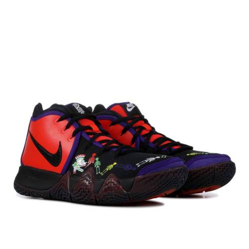 【 NIKE KYRIE 4 PE 'DAY OF THE DEAD' / TEAM ORANGE BLACK MULTI COLOR 】 カイリー チーム 橙 オレンジ 黒色 ブラック スニーカー メンズ ナイキ