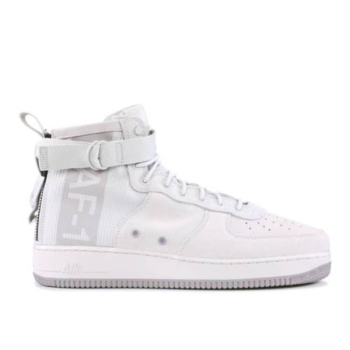【 NIKE 空想科学小説 AIR FORCE 1 MID SUEDE \u0027VAST GREY\u0027 / VAST GREY ATMOSPHERE GREY 】 ミッド スエードクロス スウェード 薄墨色 薄墨色 空軍 スニーカー メンズ ナイキ