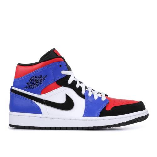 【 AIR JORDAN JORDAN 1 RETRO MID 'TOP 3' / WHITE BLAC HYPER ROYAL 】 ナイキ ミッド 白色 ホワイト エアジョーダン スニーカー メンズ