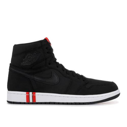 【 AIR JORDAN PARIS SAINT-GERMAIN X JORDAN 1 RETRO HIGH OG \u0027PARIS SAINT-GERMAIN\u0027 / BLACK BLACK WHITE CHALLENGE RED 】 ナイキ 御機嫌 黒いこと 黒いこと 白いこと 白いこと 赤 赤いこと エアジョーダン SAINTGERMAIN\u0027 スニーカー メンズ