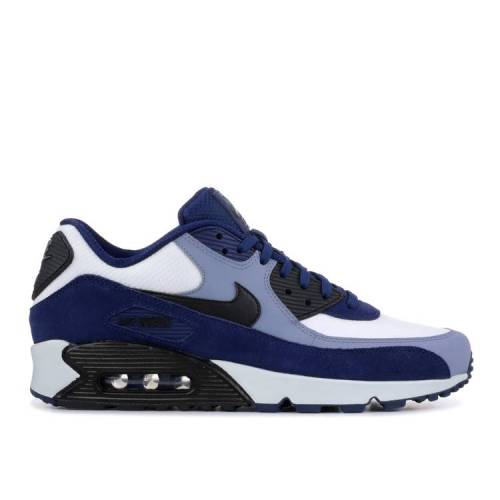 【 NIKE AIR MAX 90 LEATHER 'BLUE VOID' / BLUE VOID BLACK ASHEN SLATE 】 マックス レザー 青色 ブルー 黒色 ブラック エアマックス スニーカー メンズ ナイキ｜スニケス