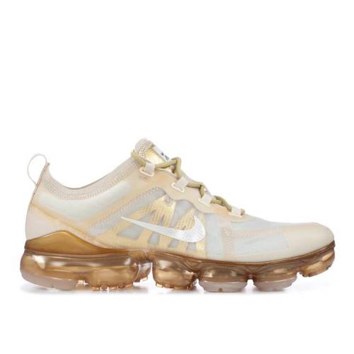 【 NIKE WMNS AIR VAPORMAX 2019 'WHITE GOLD' / WHITE WHITE METALLIC GOLD 】 白色 ホワイト ゴールド エアヴェイパーマックス スニーカー レディース ナイキ｜スニケス