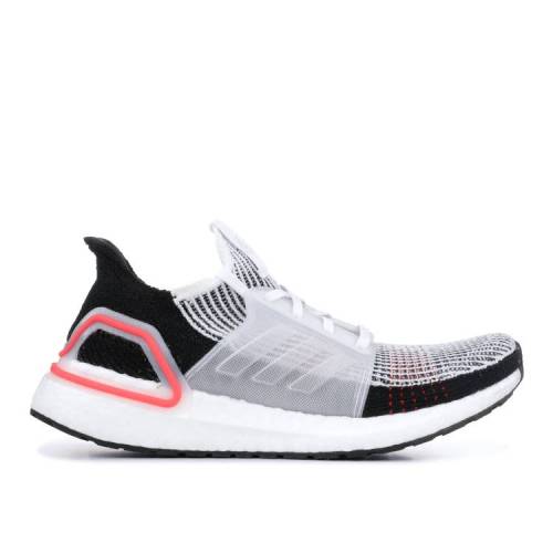 【 ADIDAS ULTRABOOST 19 \u0027LASER RED\u0027 / CLOUD WHITE CHALK WHITE ACTIVE 】 アディダス 白いこと 白いこと スニーカー メンズ