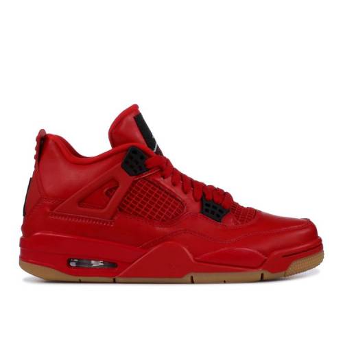 【 AIR JORDAN WMNS JORDAN 4 RETRO NRG 'SINGLES DAY' / FIRE RED SUMMIT WHITE BLACK 】 ナイキ ファイア 赤 レッド 白色 ホワイト 黒色 ブラック エアジョーダン スニーカー レディース