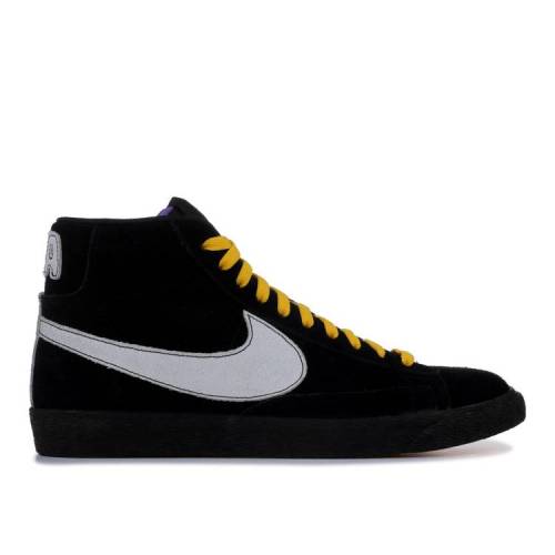 【 NIKE BLAZER MID 'NY VS LA' / BLACK WHITE BLACK 】 ブレイザー ミッド 黒色 ブラック 白色 ホワイト スニーカー メンズ ナイキ