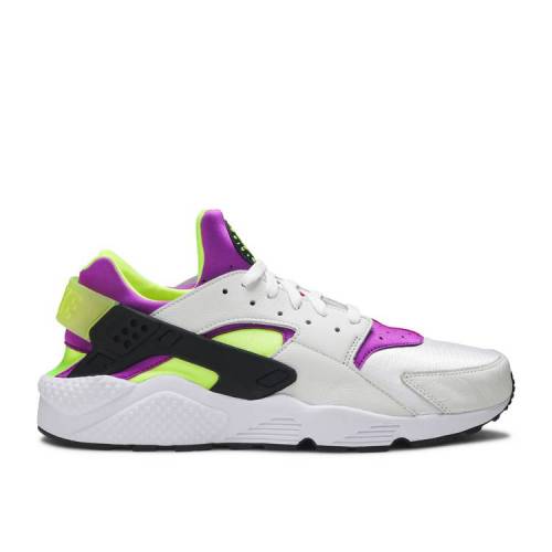【 NIKE AIR HUARACHE 'MAGENTA' / WHITE BLACK NEON YELLOW MAGENTA 】 ハラチ 白色 ホワイト 黒色 ブラック 黄色 イエロー マジェンタ スニーカー メンズ ナイキ
