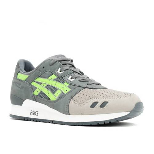 アシックス Asics 灰色 グレー 緑 グリーン Super Green スニーカー メンズ Green Asics Ronnie Fieg X Gel Lyte 3 16 Grey Allseasonparks De