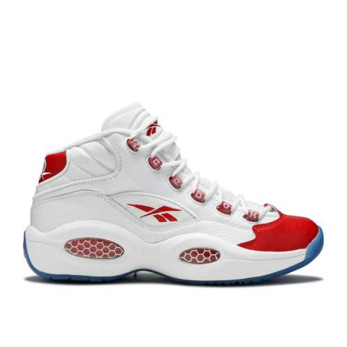 【 REEBOK QUESTION MID 'WHITE PEARLIZED RED' / WHITE PEARLIZED RED 】 リーボック クエスチョン ミッド 白色 ホワイト 赤 レッド クエスチョンミッド スニーカー メンズ｜スニケス