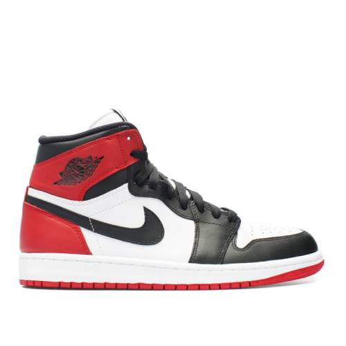 【 AIR JORDAN JORDAN 1 RETRO HIGH OG 'BLACK TOE' 2013 / WHITE BLACK GYM RED 】 ナイキ ハイ 白色 ホワイト 黒色 ブラック 赤 レッド エアジョーダン スニーカー メンズ