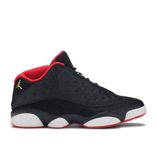 【 AIR JORDAN JORDAN 13 RETRO LOW 'BRED' / BLACK METALLIC GOLD UNIVERSITY 】 ナイキ サーティーン 黒色 ブラック ゴールド エアジョーダン スニーカー メンズ