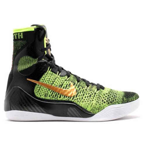 【 NIKE KOBE 9 ELITE \u0027VICTORY\u0027 / BLACK VOLT ANTHRACITE METALLIC 】 コービー エリート 黒いこと 黒いこと スニーカー メンズ ナイキ