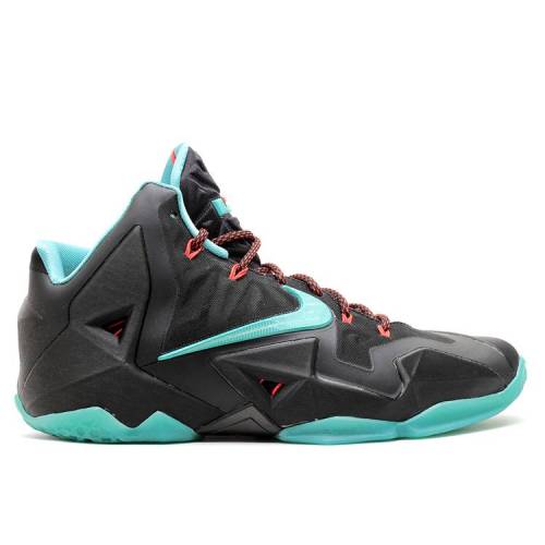 【 NIKE LEBRON 11 \u0027JADE\u0027 / BLACK DIFFUSED JADE LIGHT 】 レブロン 黒いこと 黒いこと 翡翆 ジェード スニーカー メンズ ナイキ