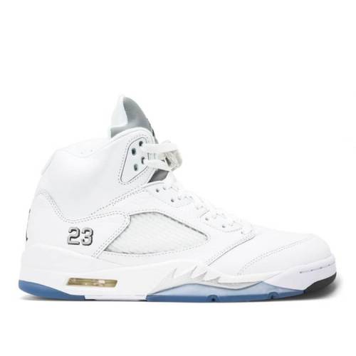 エアジョーダン Air Jordan エア 白色 ホワイト エアジョーダン Metallic White スニーカー メンズ Air 5 Retro 15 White Metallic Silverblack Abonkala Com