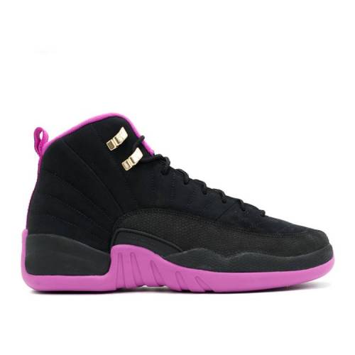 【 AIR JORDAN JORDAN 12 RETRO GG 'HYPER VIOLET' / BLACK METALLIC GOLD STAR HYPER 】 ナイキ 黒色 ブラック ゴールド エアジョーダン ジュニア キッズ ベビー マタニティ スニーカー|スニケス