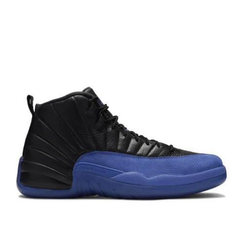 【 AIR JORDAN JORDAN 12 RETRO \u0027GAME ROYAL\u0027 / BLACK GAME ROYAL METALLIC SILVER 】 ナイキ 黒いこと 黒いこと 力くらべ しろがね色 しろがね色 エアジョーダン \u0027力くらべロイヤル 青 青碧\u0027 力くらべロイヤル 青碧 スニーカー メ