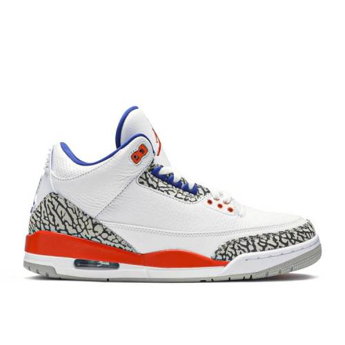 【 AIR JORDAN JORDAN 3 RETRO 'KNICKS' / WHITE OLD ROYAL UNIVERSITY 】 ナイキ 白色 ホワイト エアジョーダン スニーカー メンズ