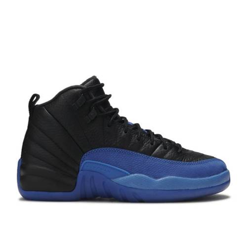 【 AIR JORDAN JORDAN 12 RETRO GS 'GAME ROYAL' / BLACK GAME ROYAL BLACK 】 ナイキ 黒色 ブラック ゲーム エアジョーダン 'ゲームロイヤル 青 ブルー' ゲームロイヤル ブルー ジュニア キッズ ベビー マタニテ|スニケス