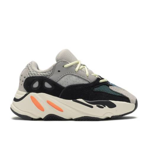 アディダス ADIDAS アディダス ブースト ソリッド 灰色 グレー 白色 ホワイト コア 黒色 ブラック 'WAVE RUNNER' ベビー