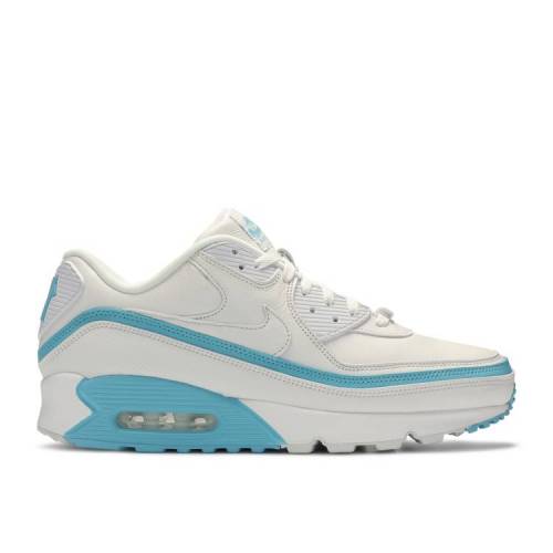 【 NIKE UNDEFEATED X AIR MAX 90 WHITE BLUE FURY / WHITE BLUE FURY 】 アンディフィーテッド マックス 青色 ブルー 白色 ホワイト エアマックス スニーカー メンズ ナイキ