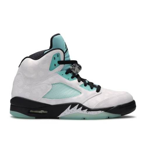 【 AIR JORDAN JORDAN 5 RETRO 'ISLAND GREEN' / WHITE BLACK WHITE ISLAND GREEN 】 ナイキ 白色 ホワイト 黒色 ブラック 緑 グリーン エアジョーダン スニーカー メンズ