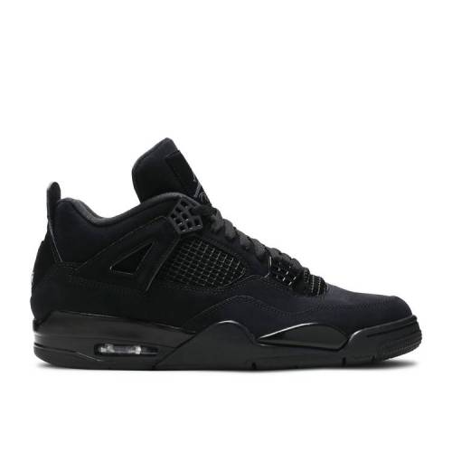 【 AIR JORDAN JORDAN 4 RETRO 'BLACK CAT' 2020 / BLACK BLACK LIGHT GRAPHITE 】 ナイキ 黒色 ブラック エアジョーダン スニーカー メンズ|スニケス