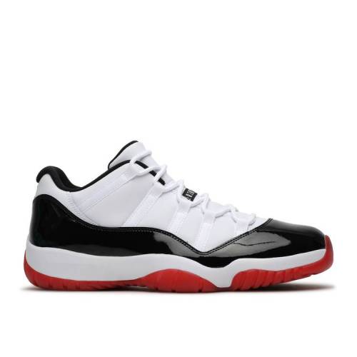 【 AIR JORDAN JORDAN 11 RETRO LOW 'CONCORD-BRED' / WHITE UNIVERSITY RED BLACK TRUE 】 ナイキ 白色 ホワイト 赤 レッド 黒色 ブラック エアジョーダン 'CONCORDBRED' スニーカー メンズ