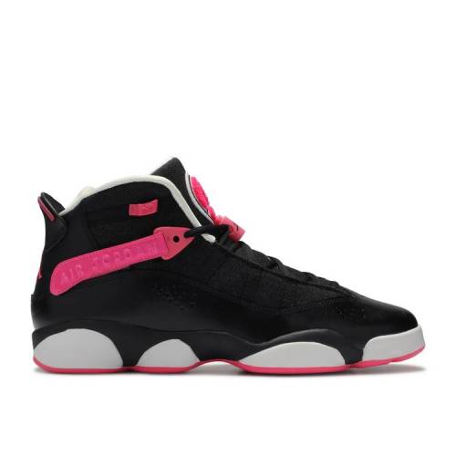 【 AIR JORDAN JORDAN 6 RINGS GS 'BLACK PINK' / BLACK HYPER PINK WHITE 】 ナイキ リング 黒色 ブラック ピンク 白色 ホワイト エアジョーダン ジュニア キッズ ベビー マタニティ スニーカー|スニケス