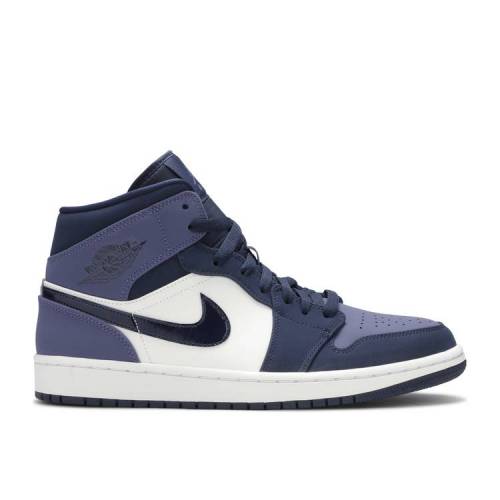 【 AIR JORDAN JORDAN 1 MID \'SANDED PURPLE\' / OBSIDIAN SANDED PURPLE WHITE 】 ナイキ ミッド 紫 パープル 白色 ホワイト エアジョーダン スニーカー メンズ