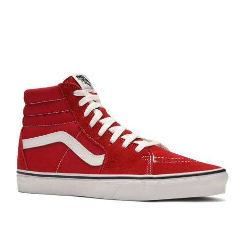 ヴァンズ Vans バンズ スケート御機嫌 赤み 赤いこと 白妙 紅毛 Racing Red スニーカー メンズ Vans Red Sk8hi Racing True White Bairien Yamagata Jp