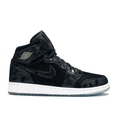 【 AIR JORDAN JORDAN 1 RETRO HIGH GG 'HEIRESS' / BLACK BLACK WHITE GYM RED 】 ナイキ ハイ 黒色 ブラック 白色 ホワイト 赤 レッド エアジョーダン ジュニア キッズ ベビー マタニティ スニーカー｜スニケス