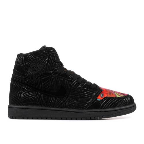 【 AIR JORDAN POMB X JORDAN 1 RETRO HIGH \u0027LOS PRIMEROS\u0027 / BLACK MULTI COLOR 】 ナイキ 御機嫌 黒いこと 黒いこと エアジョーダン スニーカー メンズ