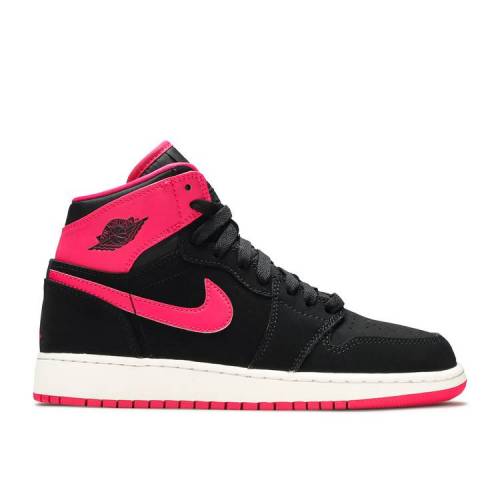 【 AIR JORDAN JORDAN 1 RETRO HIGH GG'VIVID PINK' / BLACK VIVID PINK WHITE VVDPNK 】 ナイキ ハイ 黒色 ブラック ピンク 白色 ホワイト エアジョーダン ジュニア キッズ ベビー マタニティ スニーカー|スニケス