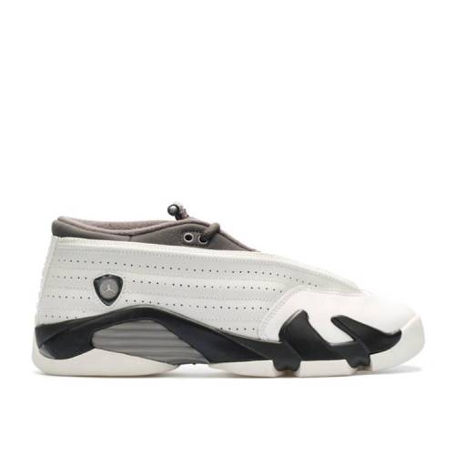 【 AIR JORDAN JORDAN 14 RETRO LOW PREMIUM GG 'PHANTOM' / WHITE PHANTOM METALLIC PEWTER 】 ナイキ プレミアム 白色 ホワイト エアジョーダン スニーカー ジュニア キッズ メンズ