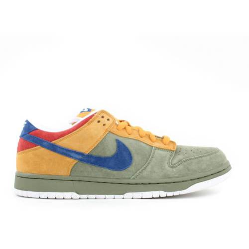 【 NIKE DUNK LOW PREMIUM SB 'PUFF N STUFF' / OIL GREEN INTERNATIONAL BLUE 】 ダンク プレミアム エスビー 緑 グリーン 青色 ブルー ダンクロー スニーカー メンズ ナイキ｜スニケス