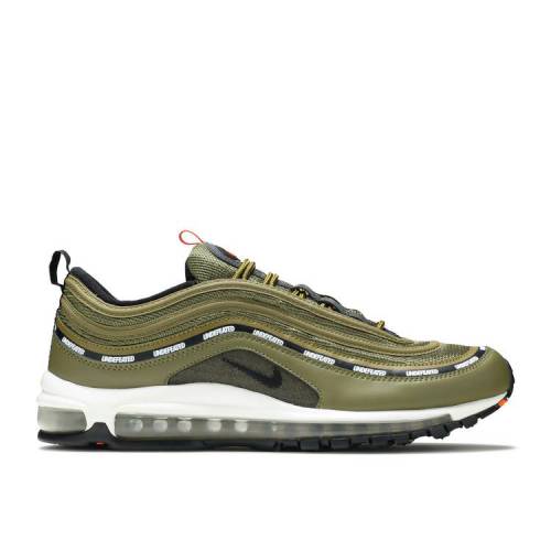 【 NIKE UNDEFEATED X AIR MAX 97 OG 'OLIVE' COMPLEXCON EXCLUSIVE / MILITIA GREEN ORANGE BLAZE 】 アンディフィーテッド マックス 緑 グリーン 橙 オレンジ エアマックス スニーカー メンズ ナイキ｜スニケス
