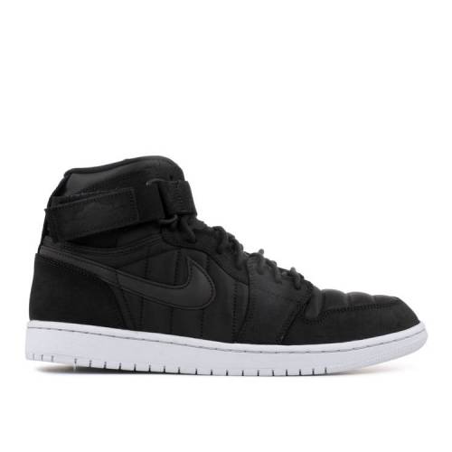 【 AIR JORDAN JORDAN 1 HIGH STRAP 'PADDED PACK' / BLACK PURE PLATINUM ANTHRACITE 】 ナイキ ハイ ストラップ 黒色 ブラック ピュア プラチナム エアジョーダン スニーカー メンズ