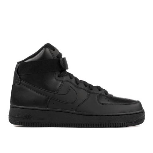 【 NIKE AIR FORCE 1 HIGH '07 'TRIPLE BLACK' / BLACK BLACK BLACK 】 ハイ 黒色 ブラック エアフォース スニーカー メンズ ナイキ｜スニケス